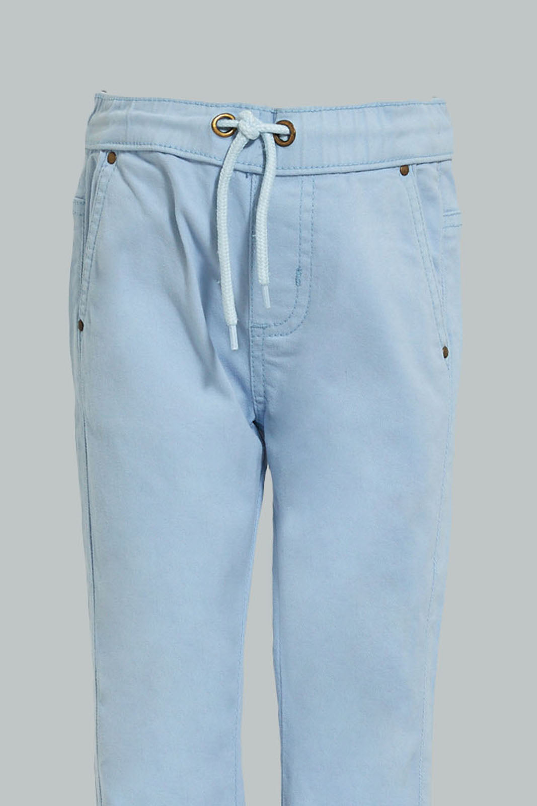 Blue Twill Jogger