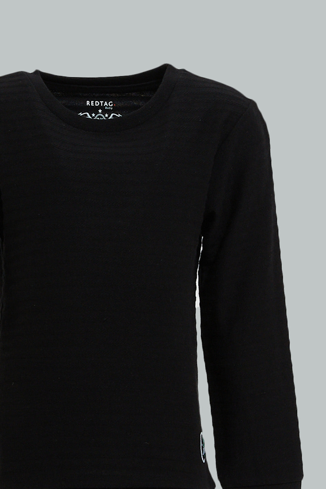 Black Jacquard T-Shirt