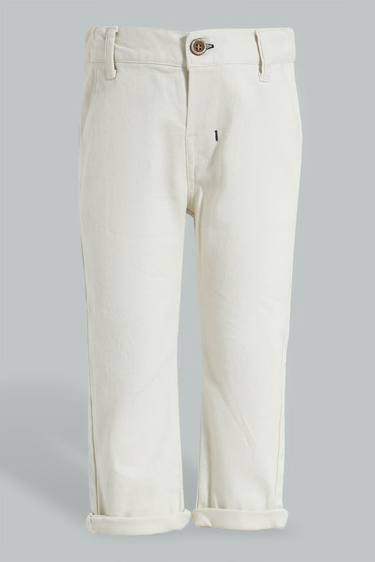 Redtag-Ecru-Chino-Pant-Colour:Ecru,-Filter:Infant-Boys-(3-to-24-Mths),-Infant-Boys-Trousers,-New-In,-New-In-INB,-Non-Sale,-S22B,-Section:Kidswear,-TBL-Infant-Boys-3 to 24 Months
