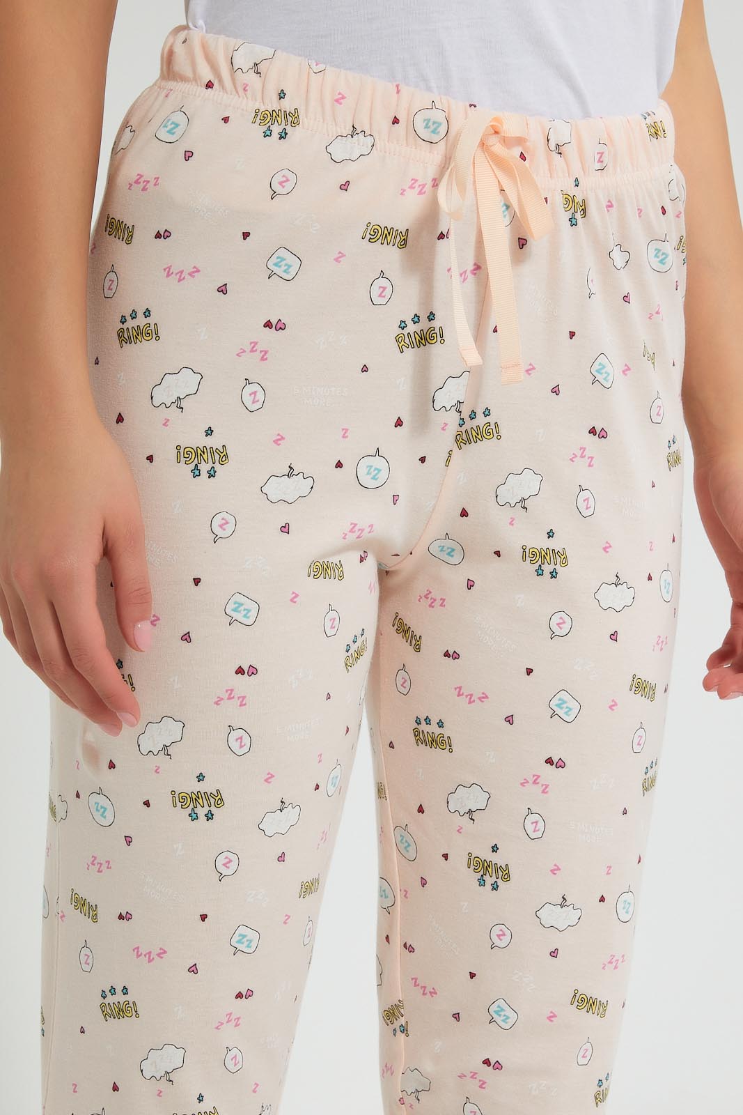 Redtag-Peach-Printed-Pyjama-Bottom-(2-Pack)-Pyjama-Bottoms-Women's-
