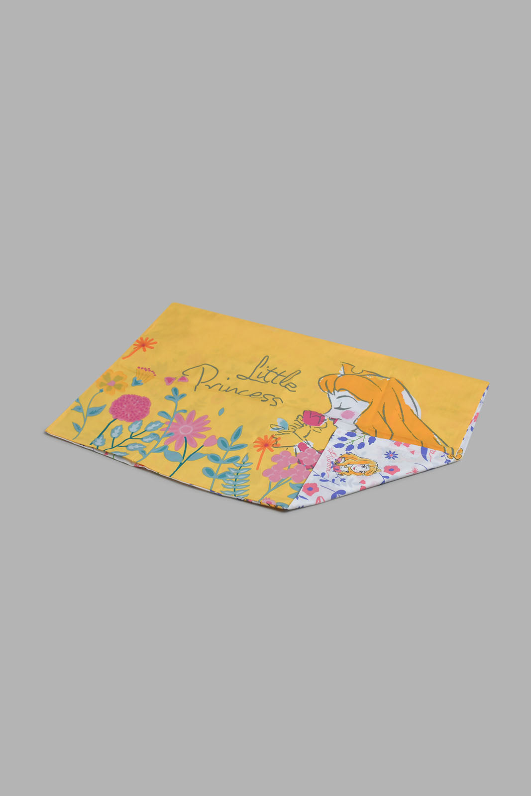 Redtag-White-Floral-Princess-2--Piece-Fitted-Sheet-Set-Colour:Ivory,-Filter:Home-Bedroom,-HMW-BED-Fitted-Sheets,-New-In,-New-In-HMW-BED,-Non-Sale,-Section:Homewares,-W21B-Home-Bedroom-