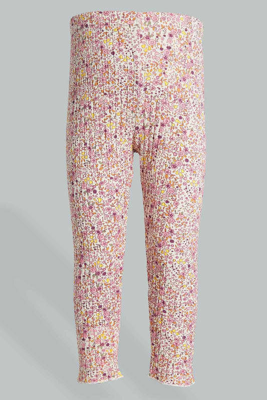 Redtag-Printed-Rib-Legging-Colour:Assorted,-Filter:Infant-Girls-(3-to-24-Mths),-Infant-Girls-Leggings,-New-In,-New-In-ING,-Non-Sale,-Section:Kidswear,-TBL,-W21B-Infant-Girls-3 to 24 Months