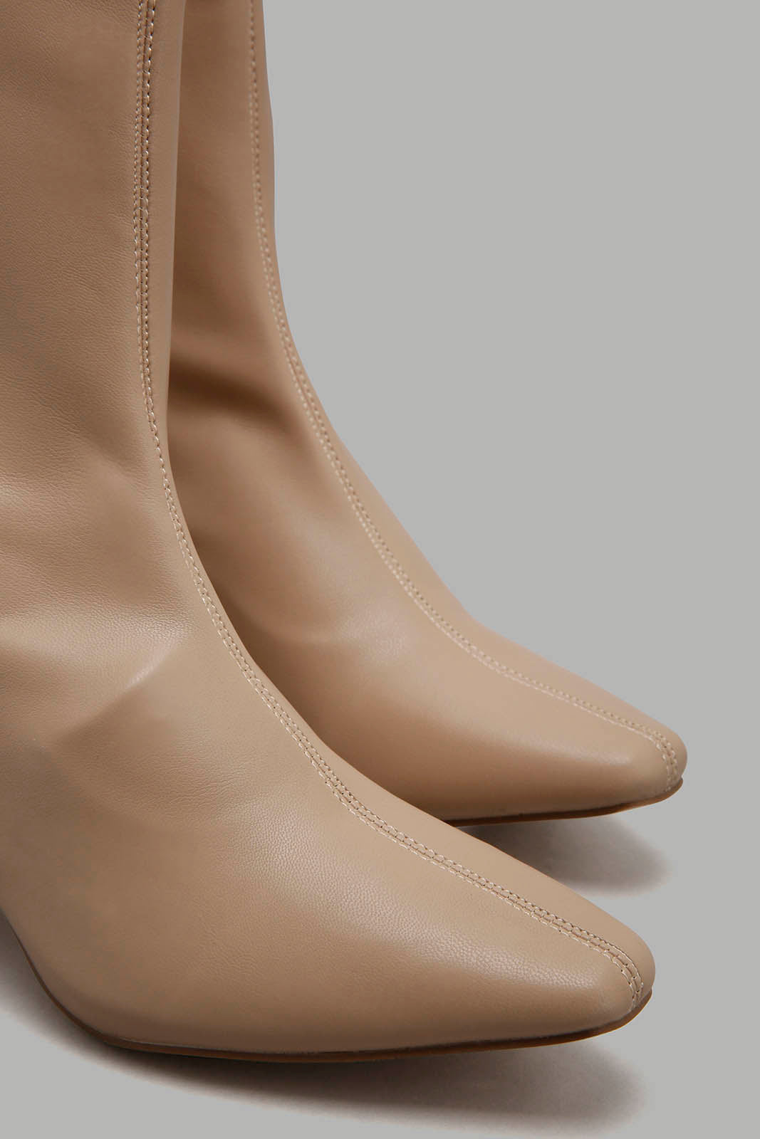 Redtag-Beige-Stretch-Ankle-Boot-Character,-Colour:Beige,-Filter:Women's-Footwear,-New-In,-New-In-Women-FOO,-Non-Sale,-W21A,-Women-Boots-Women's-