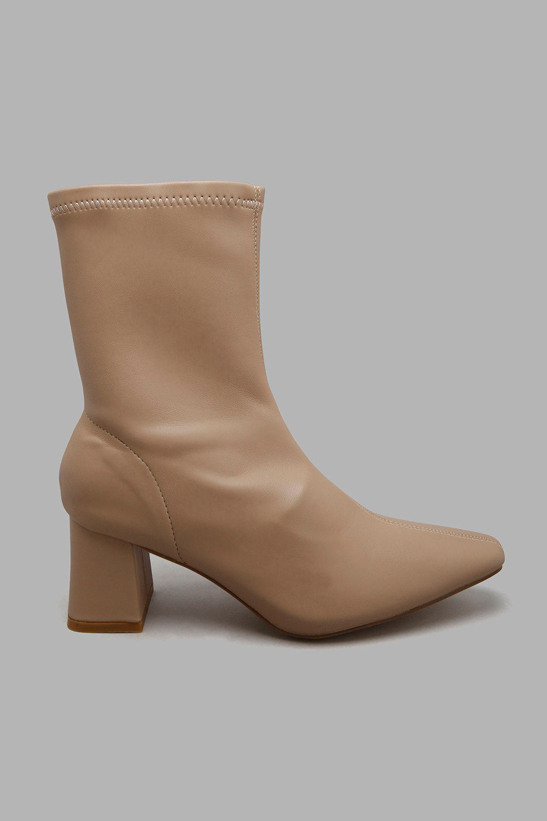 Redtag-Beige-Stretch-Ankle-Boot-Character,-Colour:Beige,-Filter:Women's-Footwear,-New-In,-New-In-Women-FOO,-Non-Sale,-W21A,-Women-Boots-Women's-