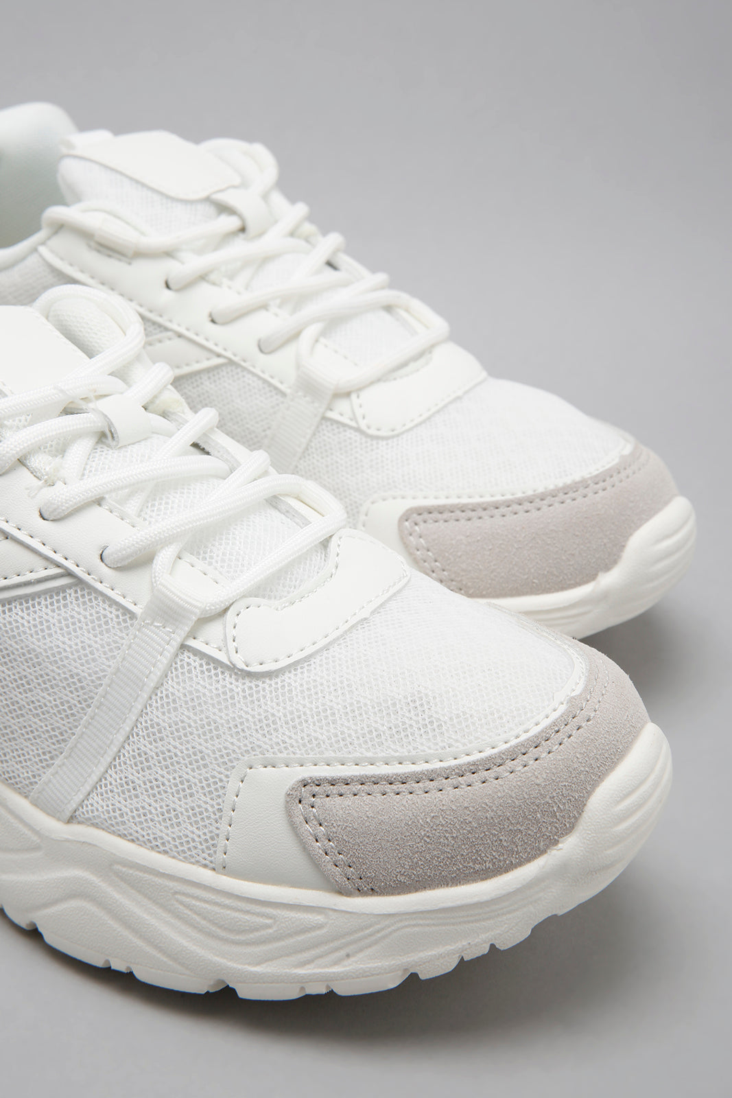 White Lace Up Sneaker