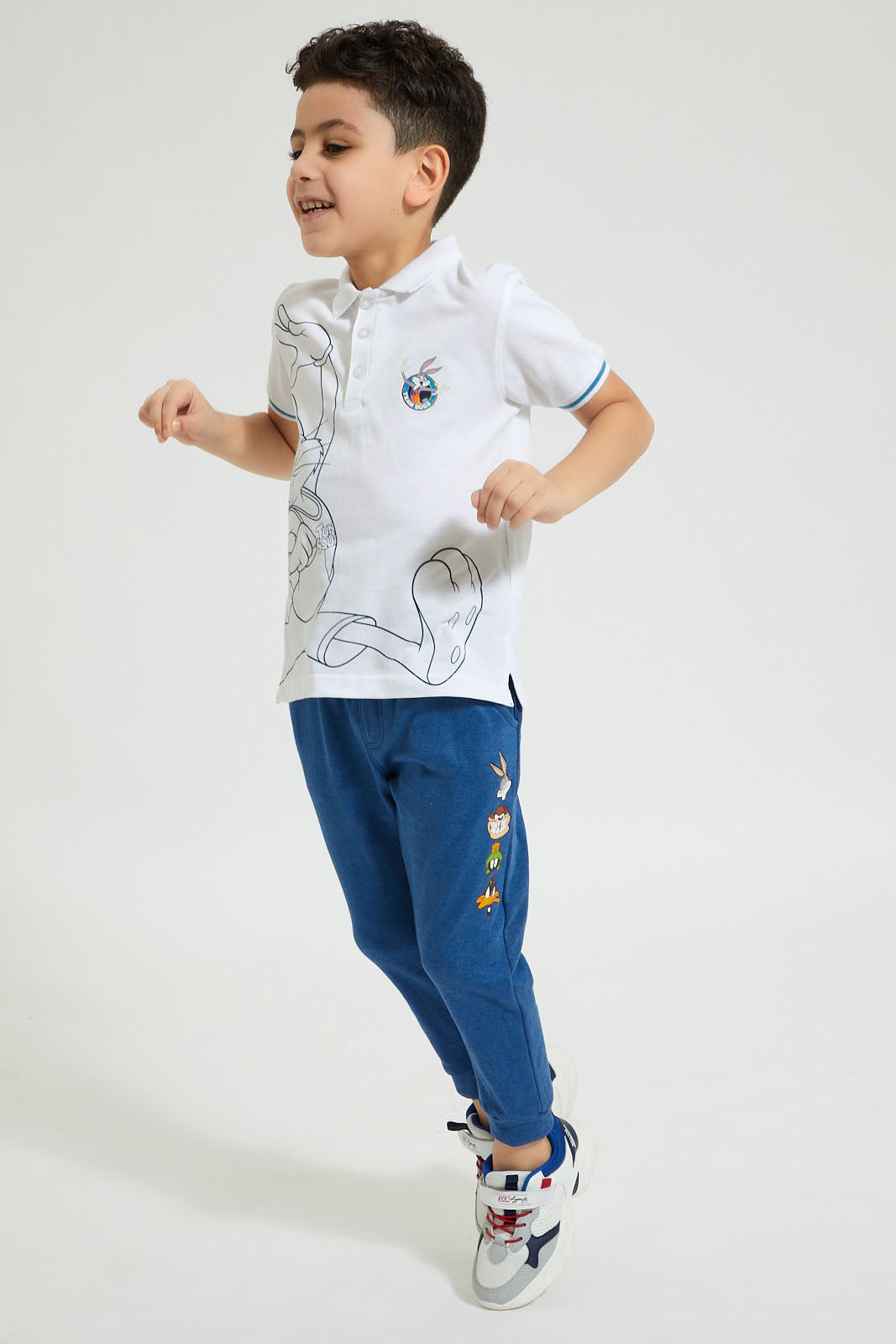 White Space Jam Polo Shirt