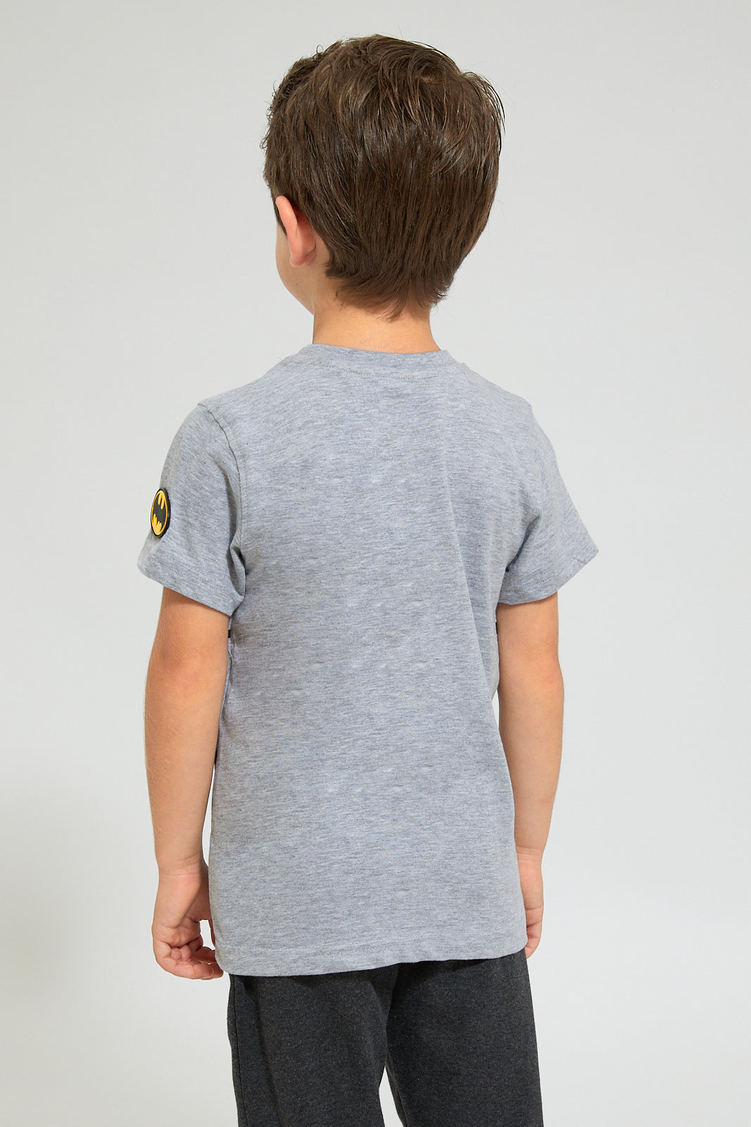 Grey Batman Printed T-Shirt