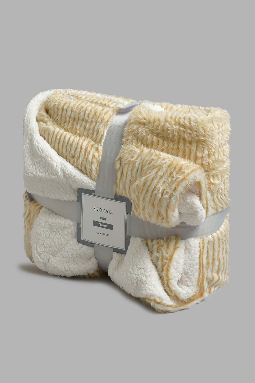 Redtag-Beige-Animal-Design-Faux-Fur-Cushion-Colour:Beige,-Filter:Home-Bedroom,-HMW-BED-Throws,-New-In,-New-In-HMW-BED,-Non-Sale,-Section:Homewares,-W21A-Home-Bedroom-