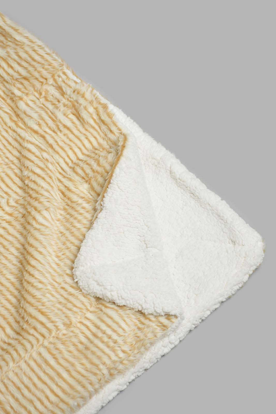 Redtag-Beige-Animal-Design-Faux-Fur-Cushion-Colour:Beige,-Filter:Home-Bedroom,-HMW-BED-Throws,-New-In,-New-In-HMW-BED,-Non-Sale,-Section:Homewares,-W21A-Home-Bedroom-