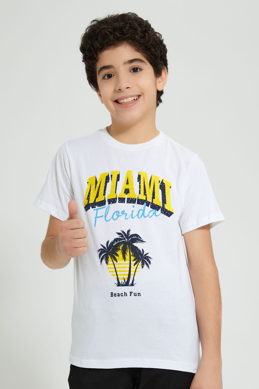 Redtag-Yellow-Check-With-T-Shirt-Casual-Shirts-Senior-Boys-9 to 14 Years