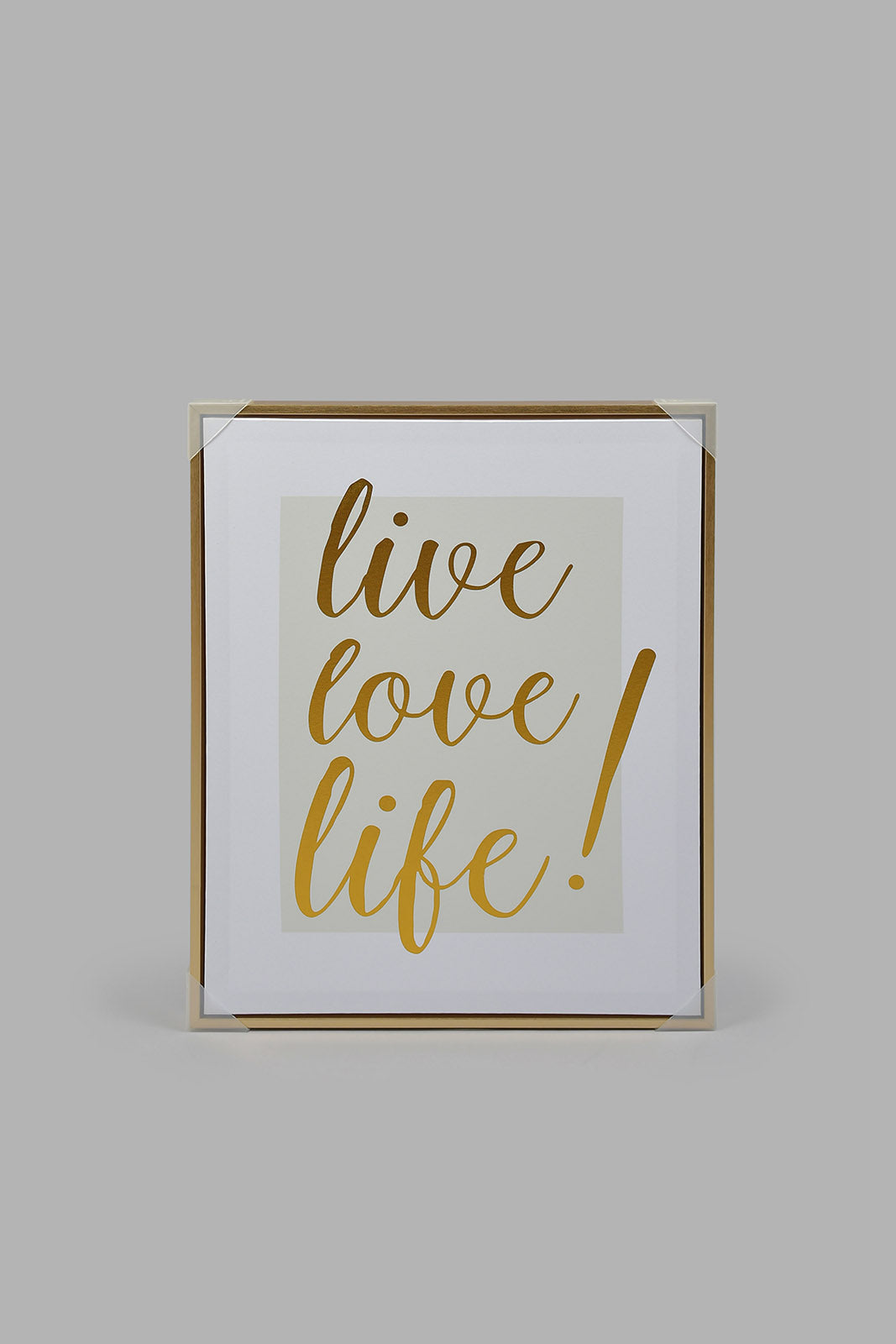 Redtag-Gold-Foil-Calligraphy-with-Floating-Wall-Frame-Wall-Arts-Home-Decor-