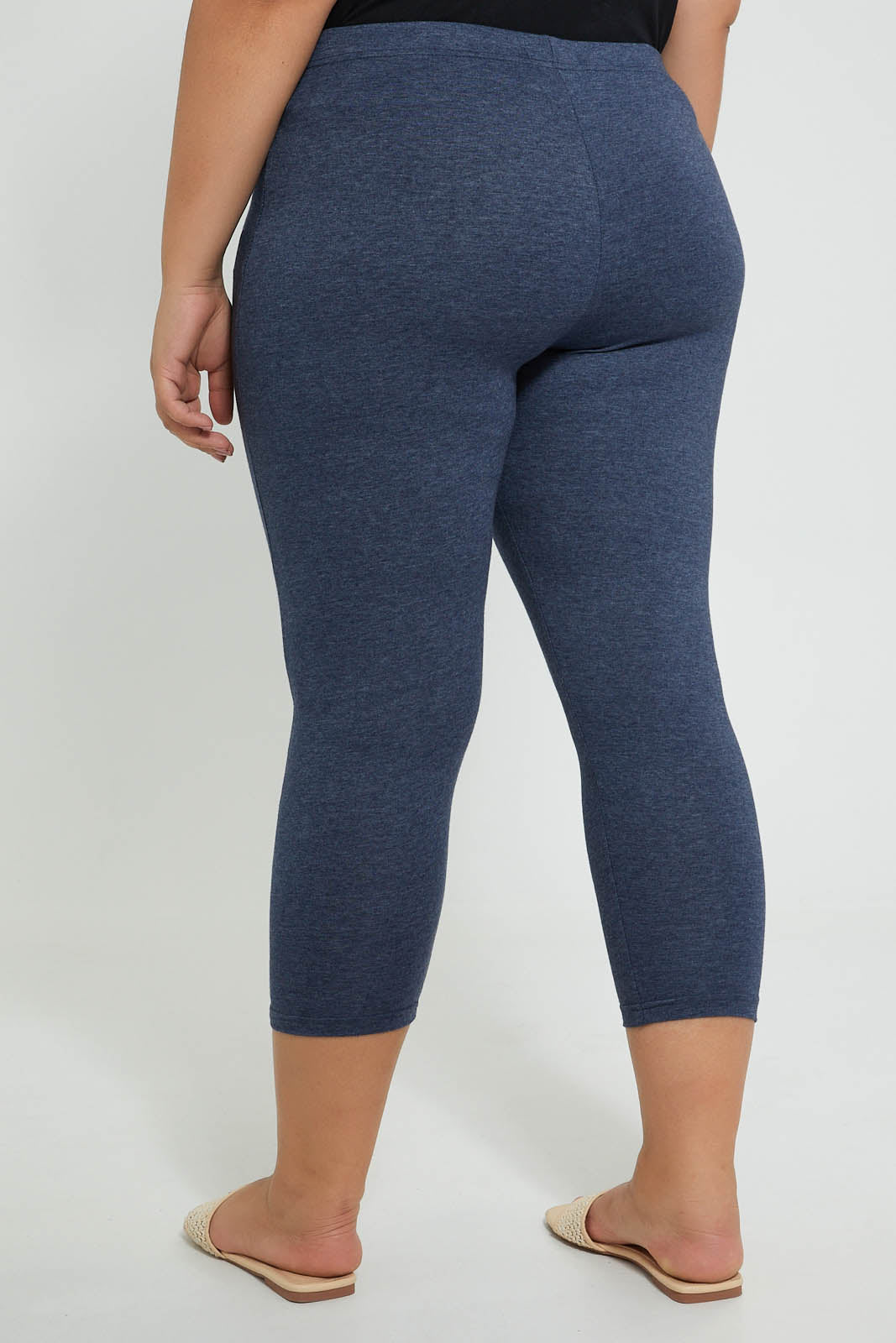 Navy/Burgundy Plain Legging (2 Piece)