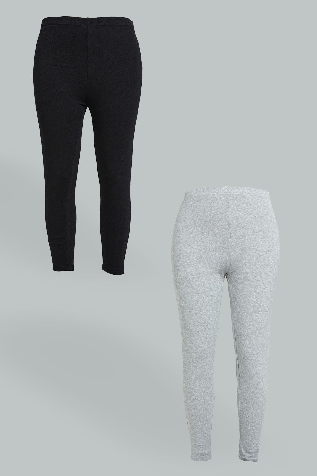 Redtag-Pack-Of-2-Leggings---Long-X-Long-Colour:Assorted,-Filter:Plus-Size,-LDP-Leggings,-New-In,-New-In-LDP,-Non-Sale,-Section:Women,-W21B-Women's-