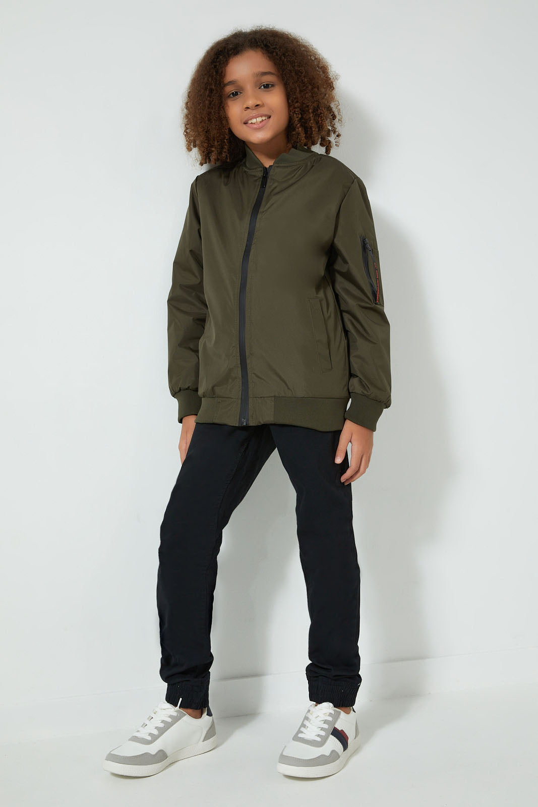 Olive Bomber Jacket