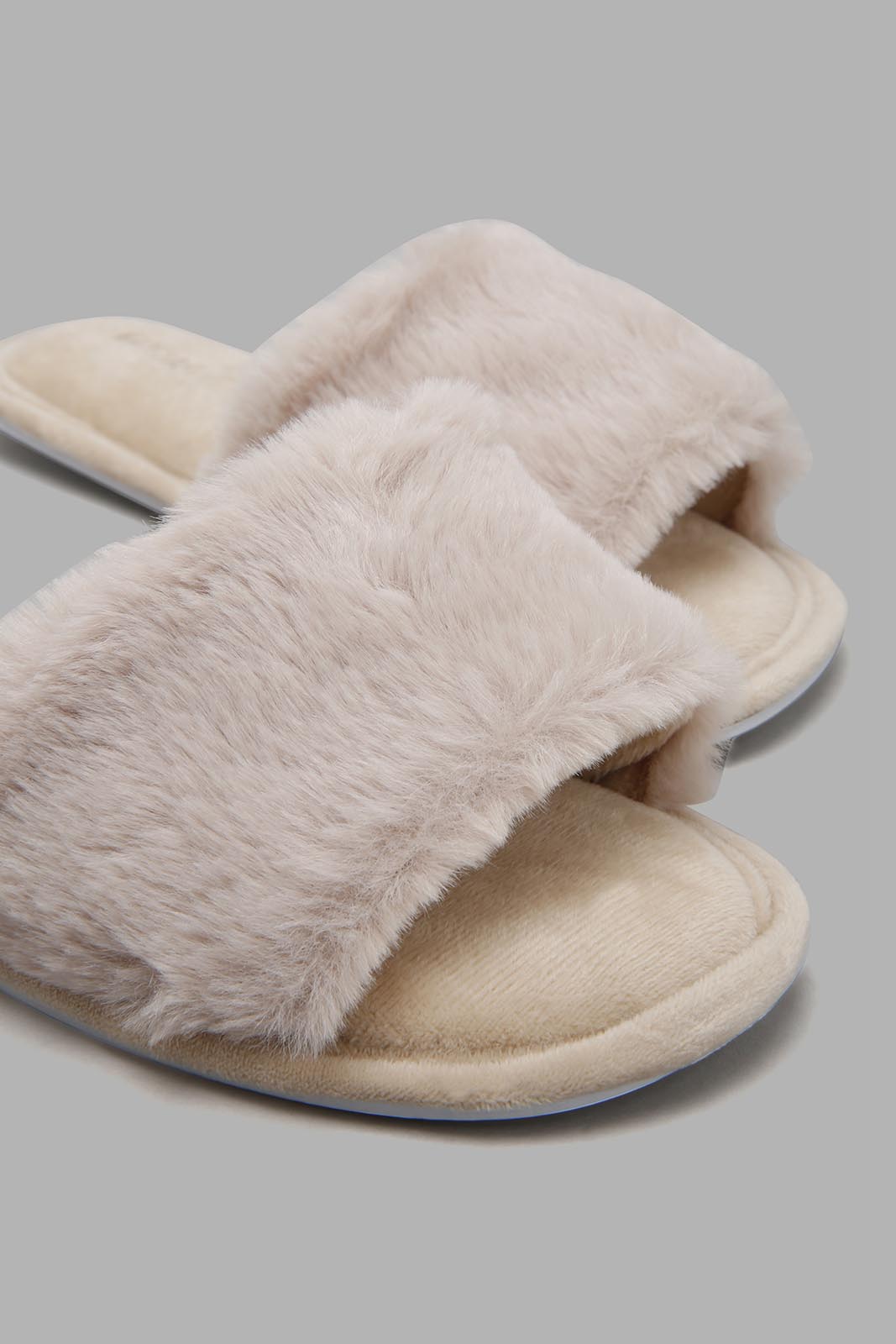 Redtag-Beige-Slipper-Sliders-Women's-