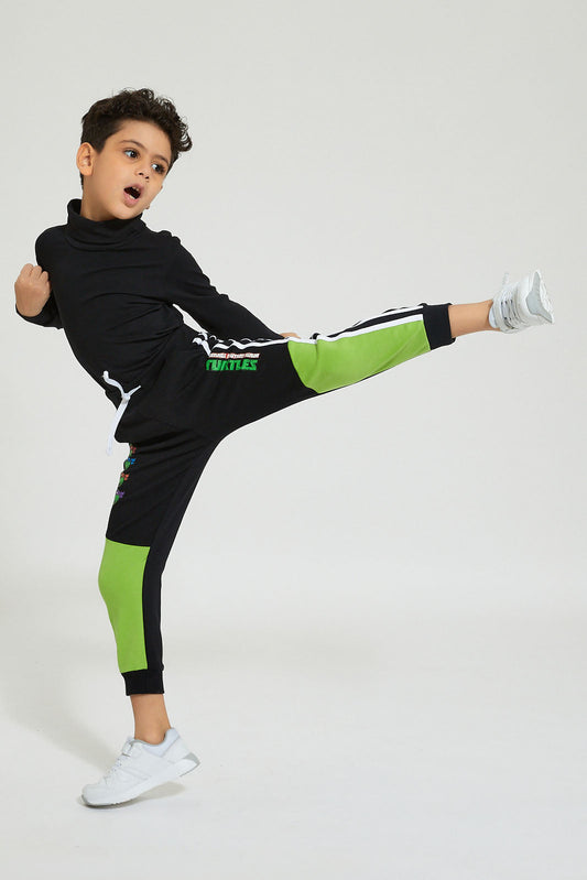 Multicolour Ninja Turtle Print Jogger