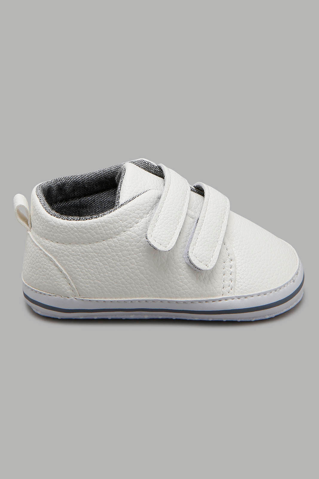 Redtag-White-Pram-Shoe-Pumps-Baby-0 to 18 Months