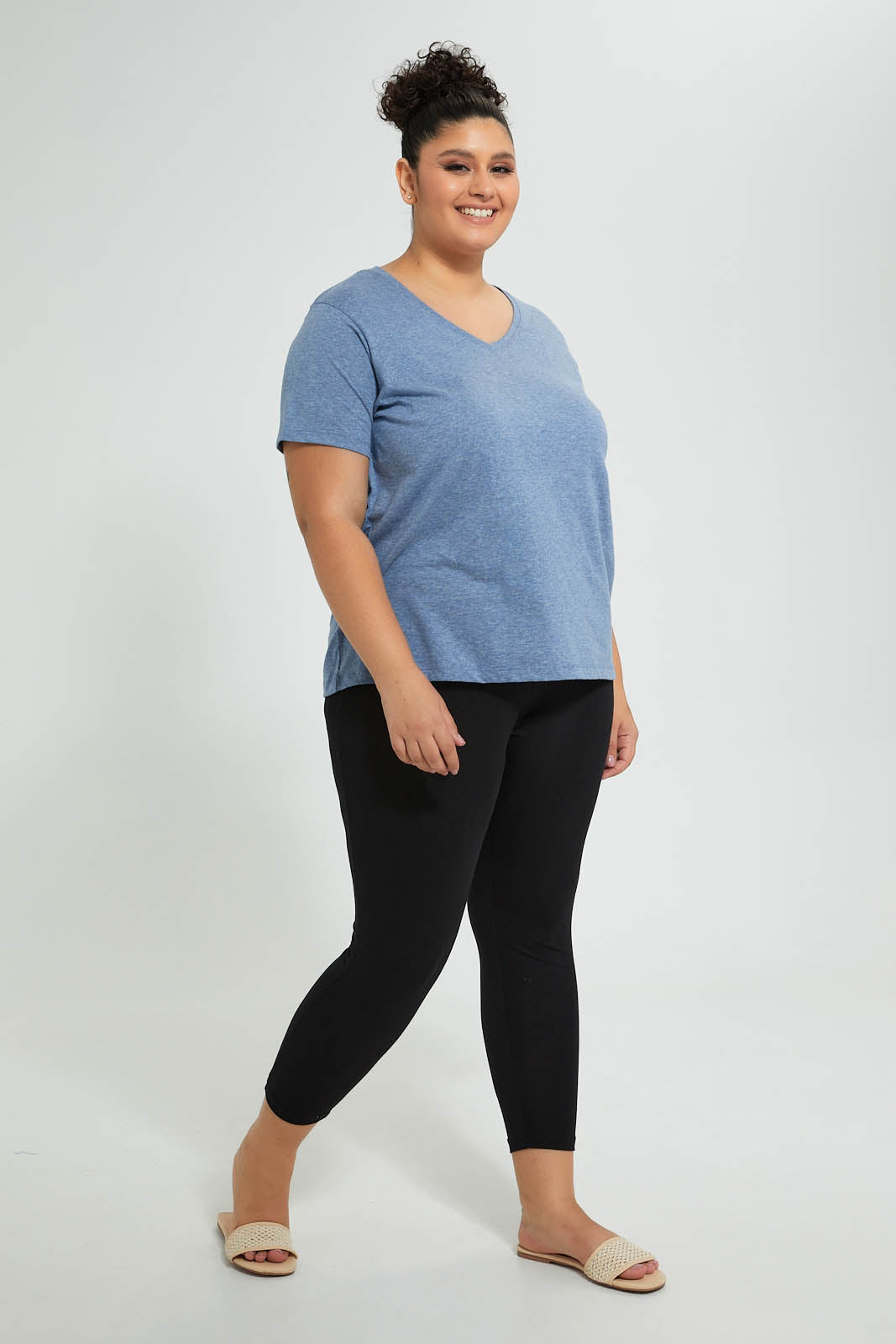 Black Legging With Side Detail