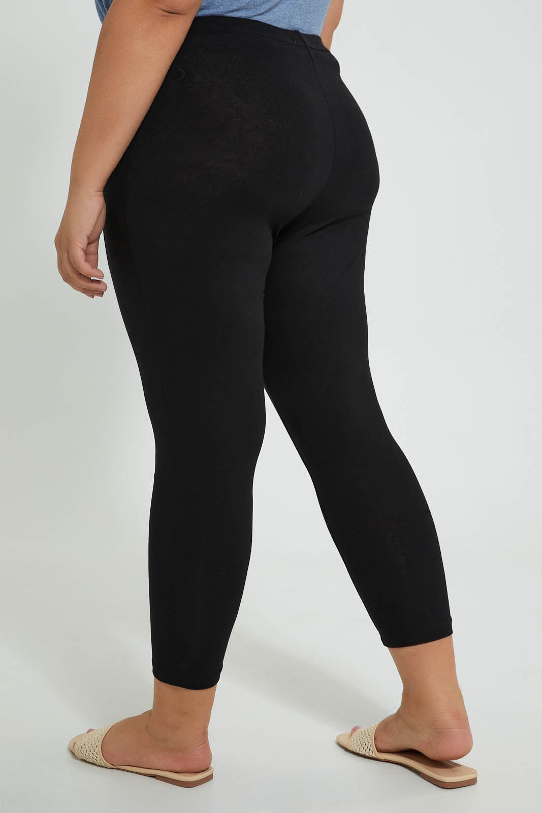 Black Legging With Side Detail