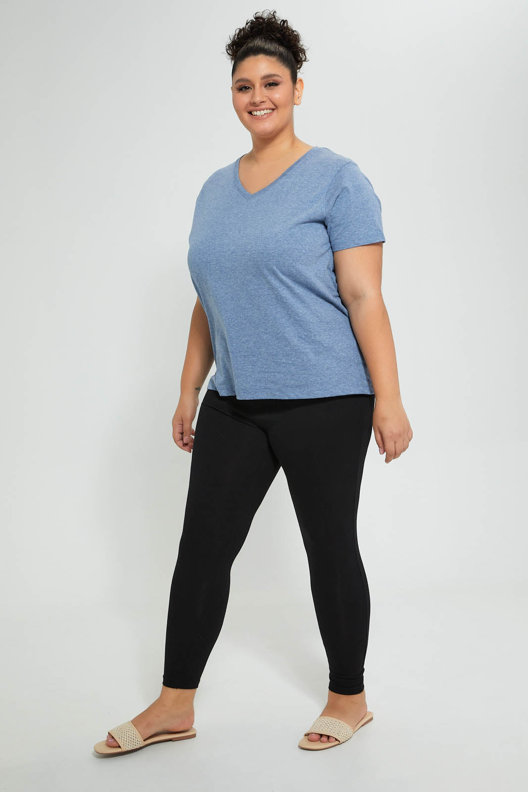 Black Legging With Side Detail