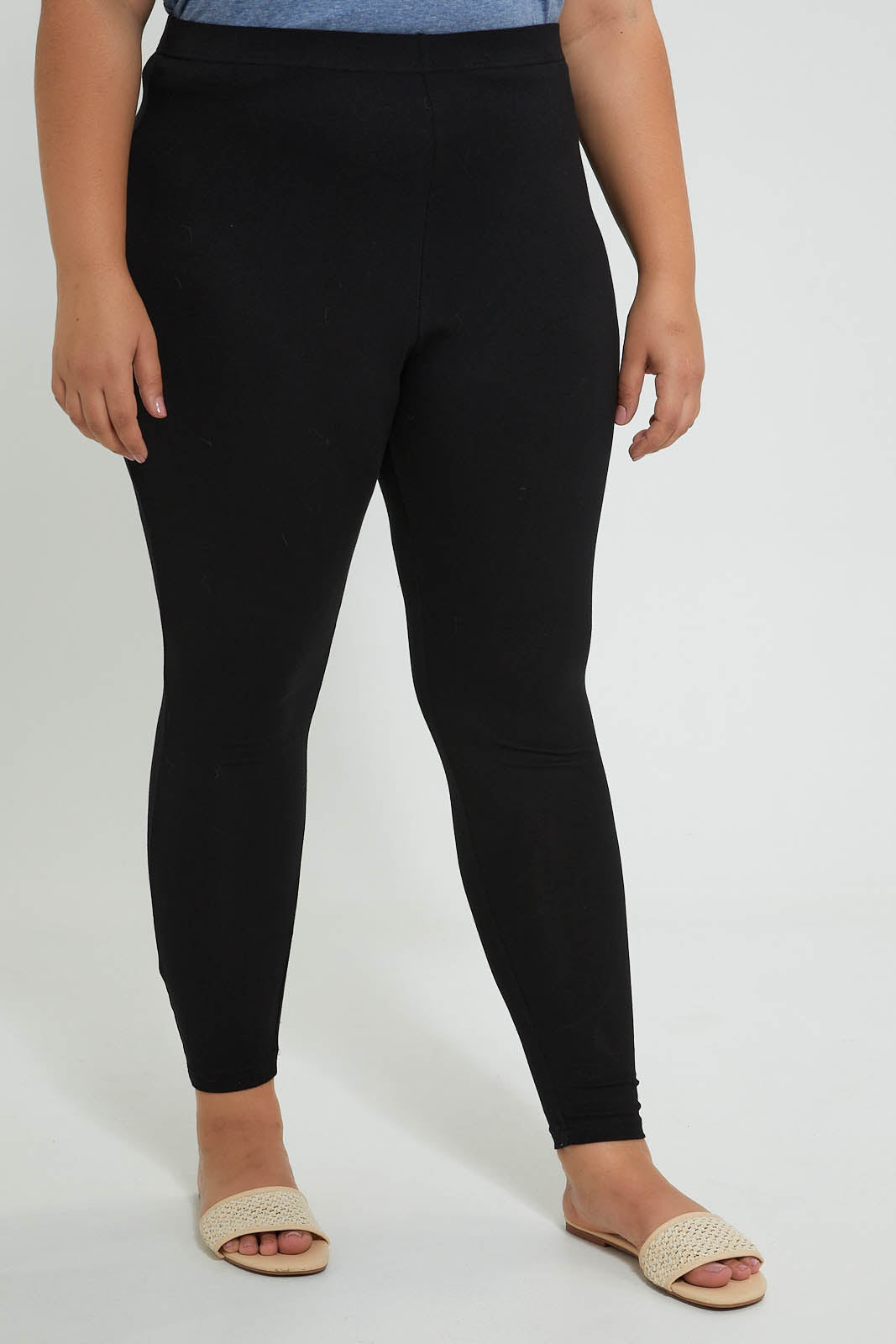 Black Legging With Side Detail
