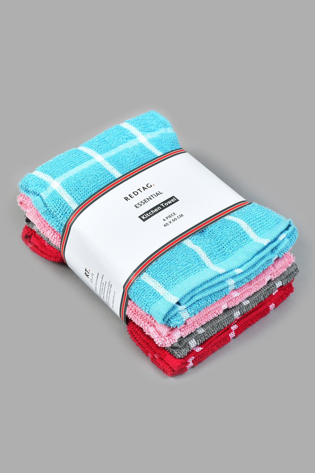 Assorted Checkered Kitchen Towels Set (4x Piece)