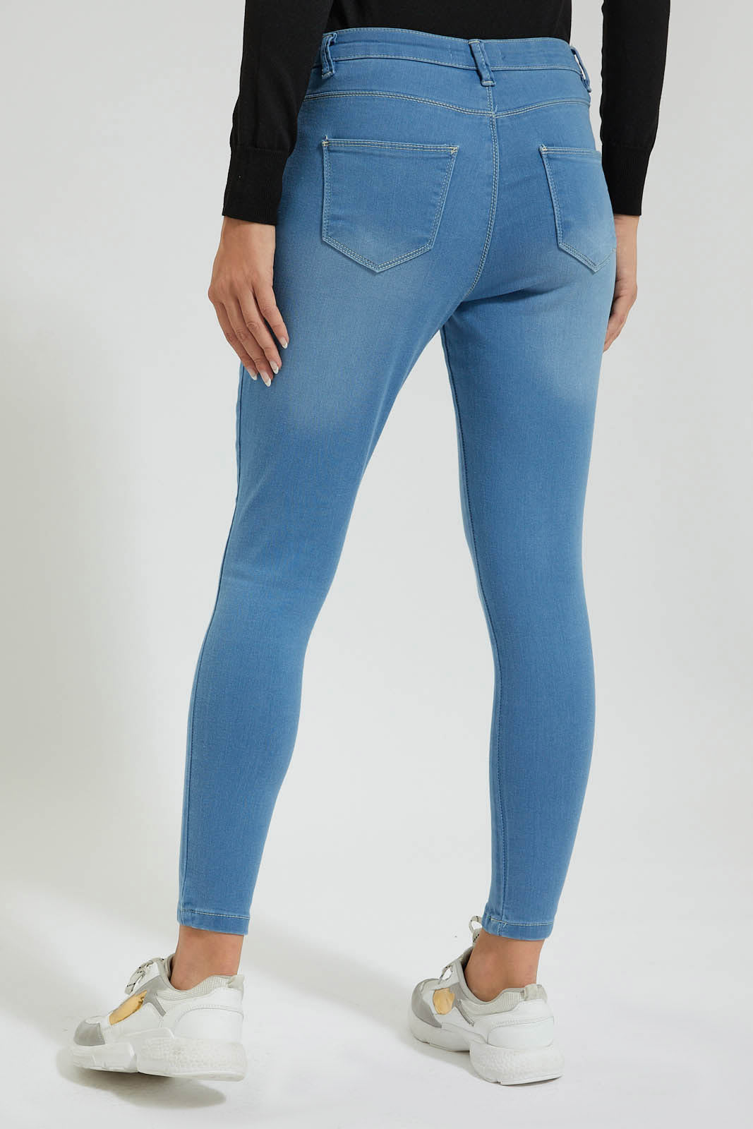 Redtag-Blue-Skinny-Mid-Waist--Jean-Colour:Blue,-Filter:Women's-Clothing,-New-In,-New-In-Women,-Non-Sale,-Section:Women,-TBL,-W21B,-Women-Jeans-Women's-