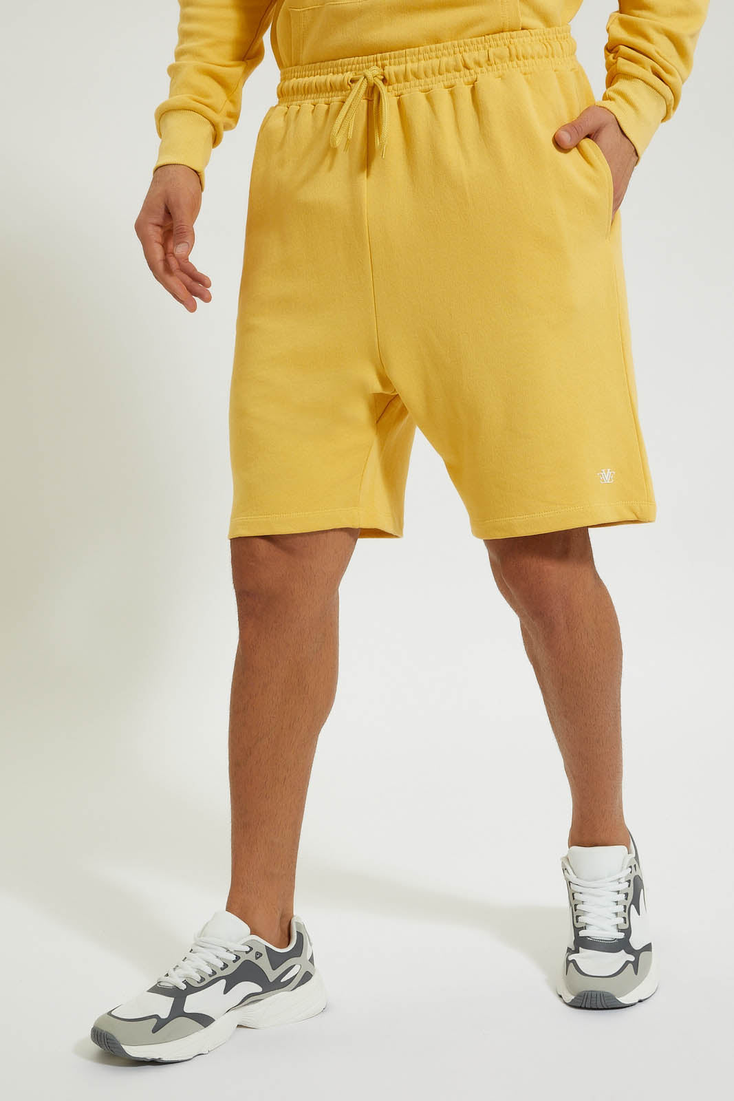 Redtag-Mustard-Loungewear-Shorts-Colour:Mustard,-Filter:Men's-Clothing,-Men-Shorts,-New-In,-New-In-Men,-Non-Sale,-Section:Men,-W21B-Men's-