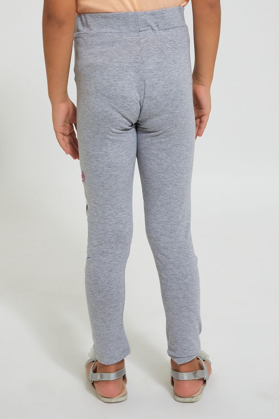 Grey Printed Snoopy Peanuts Legging