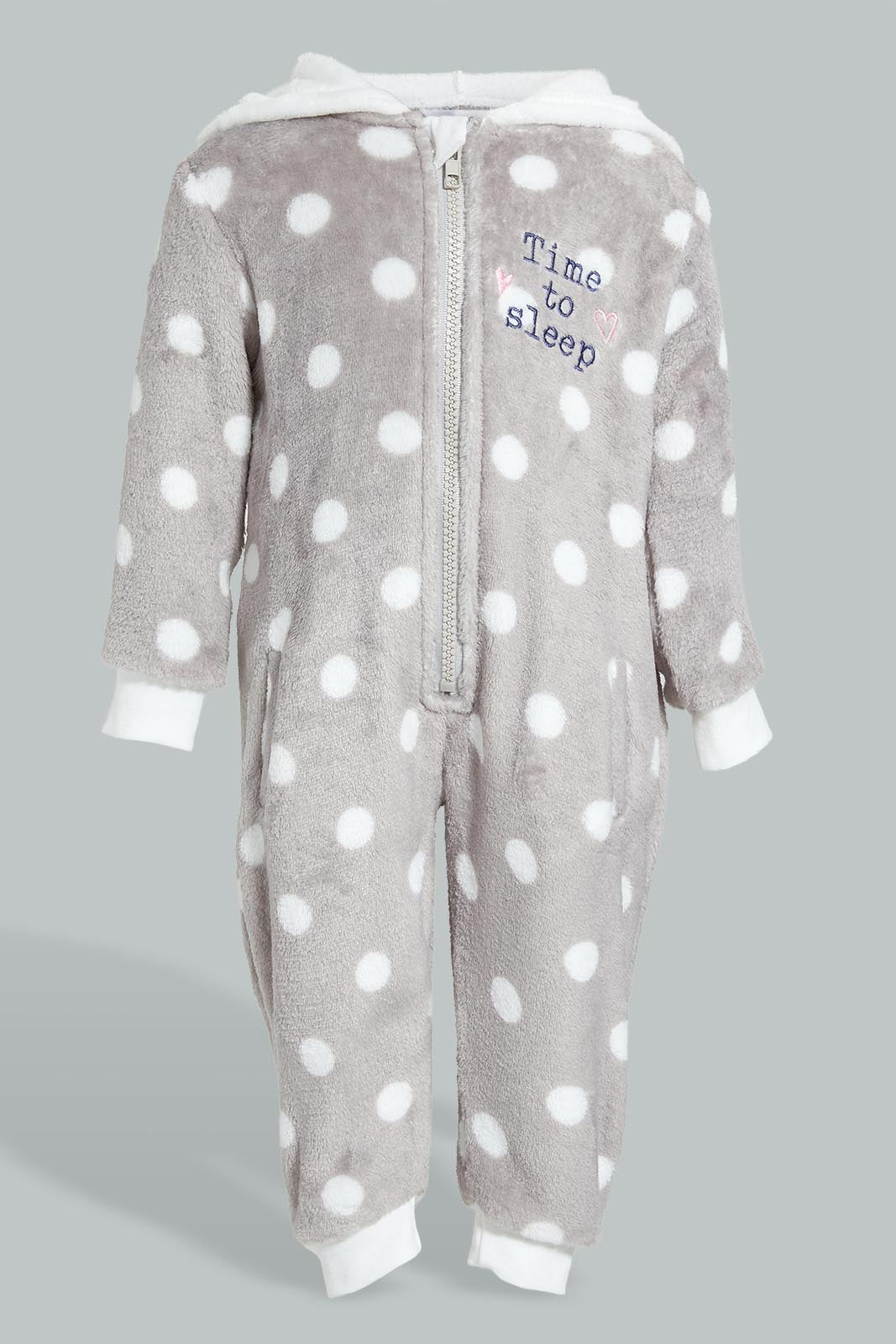 Redtag-Ing-Printed-Sheep-Onesie-Pyjama-Sets-Infant-Girls-3 to 24 Months