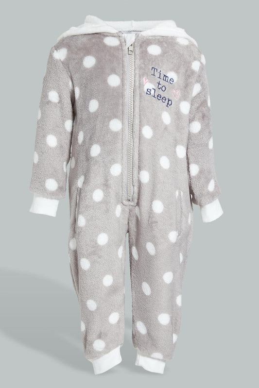 Redtag-Ing-Printed-Sheep-Onesie-Pyjama-Sets-Infant-Girls-3 to 24 Months
