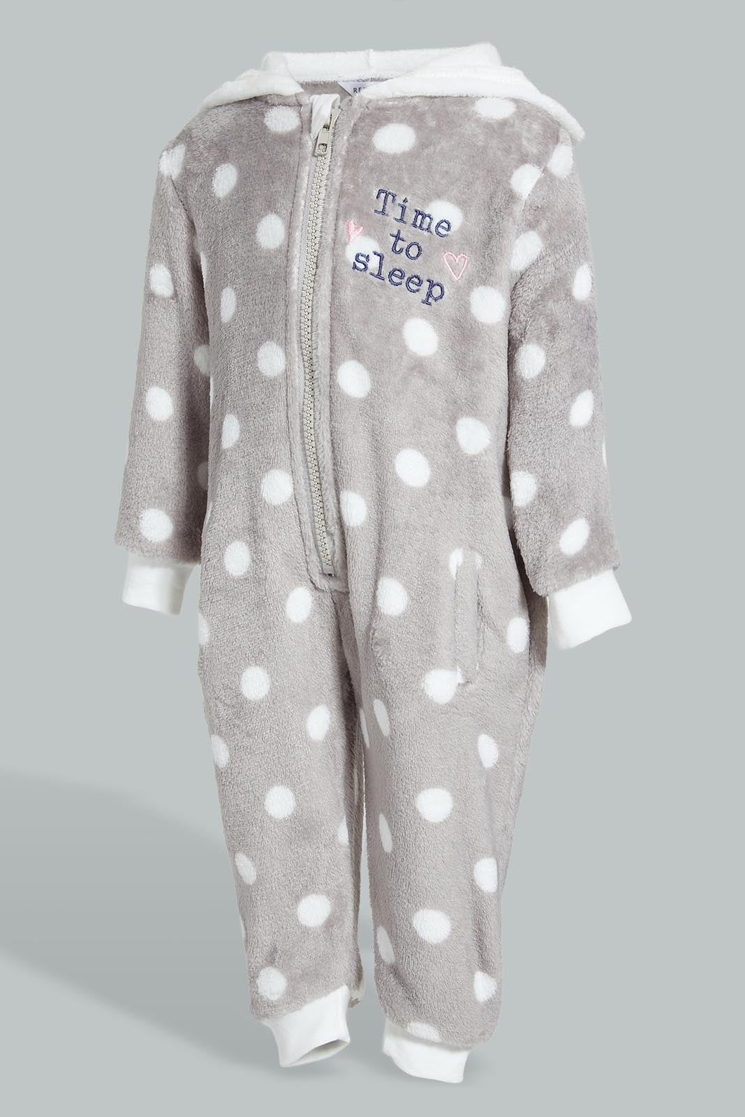 Redtag-Ing-Printed-Sheep-Onesie-Pyjama-Sets-Infant-Girls-3 to 24 Months