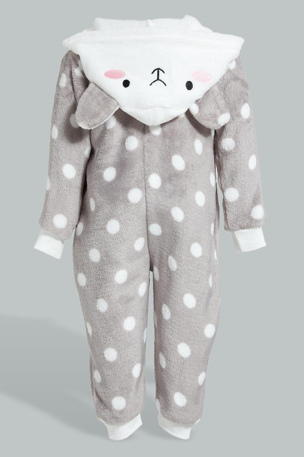 Redtag-Ing-Printed-Sheep-Onesie-Pyjama-Sets-Infant-Girls-3 to 24 Months