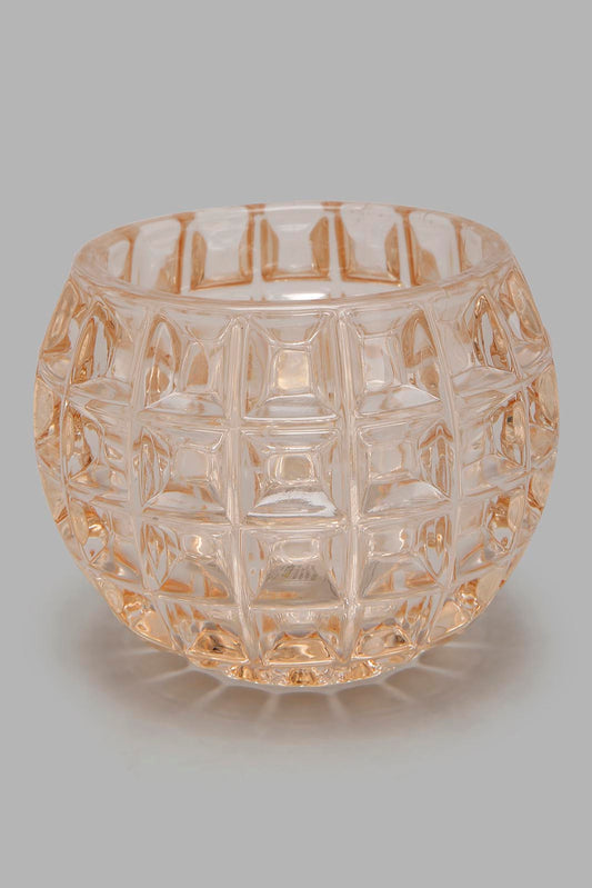 Redtag-Brown-Glass-Candle-Holder-Colour:Brown,-Filter:Home-Decor,-HMW-HOM-Candle-Stand,-HOM-PAST-MODERN-1/12,-New-In,-New-In-HMW-HOM,-Non-Sale,-Section:Homewares,-W21B-Home-Decor-