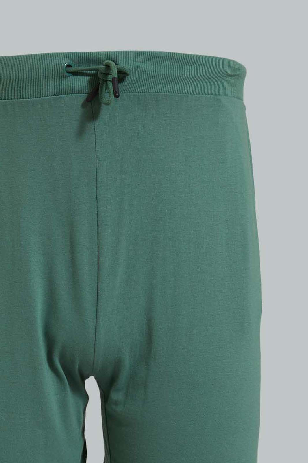 Redtag-Grey/Teal-Green-2-Pack-Pyjama-Short-Pyjama-Bottoms-Men's-