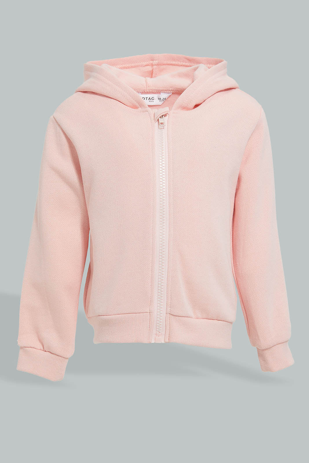 Redtag-Pink-Zipper-Jog-Suit-With-Side-Tape-Colour:Pink,-Filter:Infant-Girls-(3-to-24-Mths),-Infant-Girls-Sets,-New-In,-New-In-ING,-Non-Sale,-Section:Kidswear,-W21A-Infant-Girls-3 to 24 Months