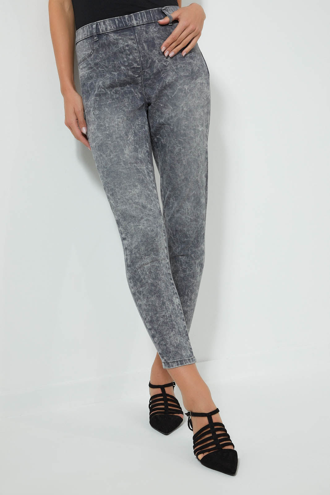 Redtag-Grey-Acid-Wash-Skinny-Jegging-Jeggings-Women's-