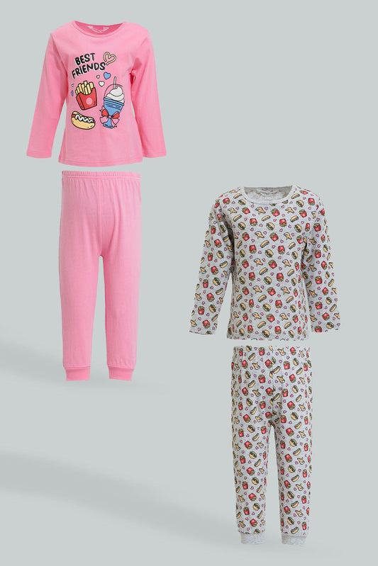 Assorted Long Leg Pyjama Set (2 Pack)