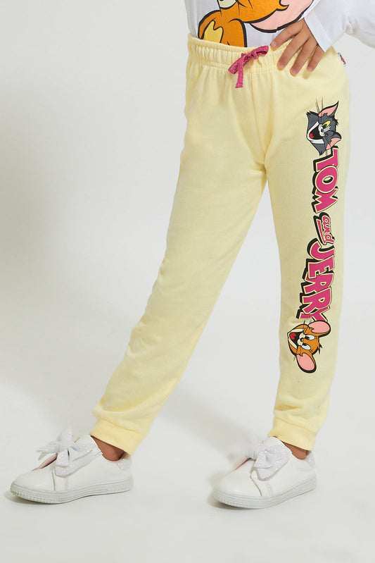 Yellow Tom & Jerry Jogger