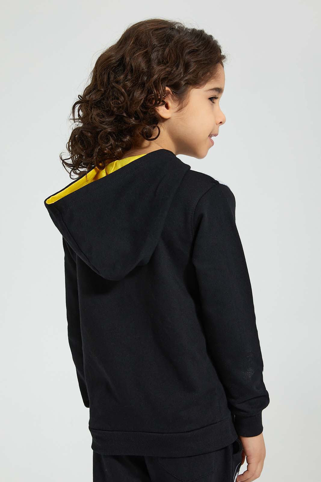 Redtag-Black-Batman-Zip-Through-Hooded-Sweatshirt-Boys-Sweatshirts,-Character,-Colour:Black,-Filter:Boys-(2-to-8-Yrs),-New-In,-New-In-BOY,-Non-Sale,-Section:Kidswear,-TBL,-W21B-Boys-2 to 8 Years