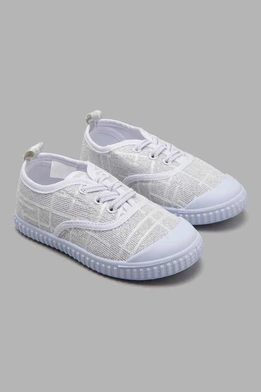 Redtag-White-Pump-Pumps-Infant-Girls-1 to 3 Years