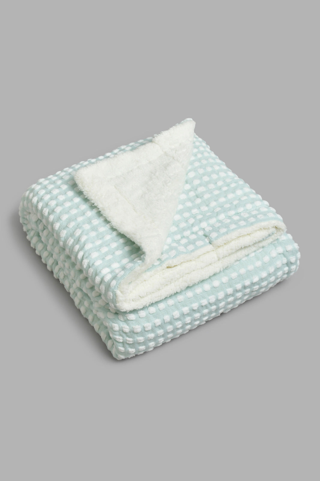 Redtag-Off-White-Chunky-Sherpa-Reversible-Throw-BED-PHANTASMAGORIA-2,-Colour:White,-Filter:Home-Bedroom,-HMW-BED-Throws,-New-In,-New-In-HMW-BED,-Non-Sale,-Section:Homewares,-W21B-Home-Bedroom-