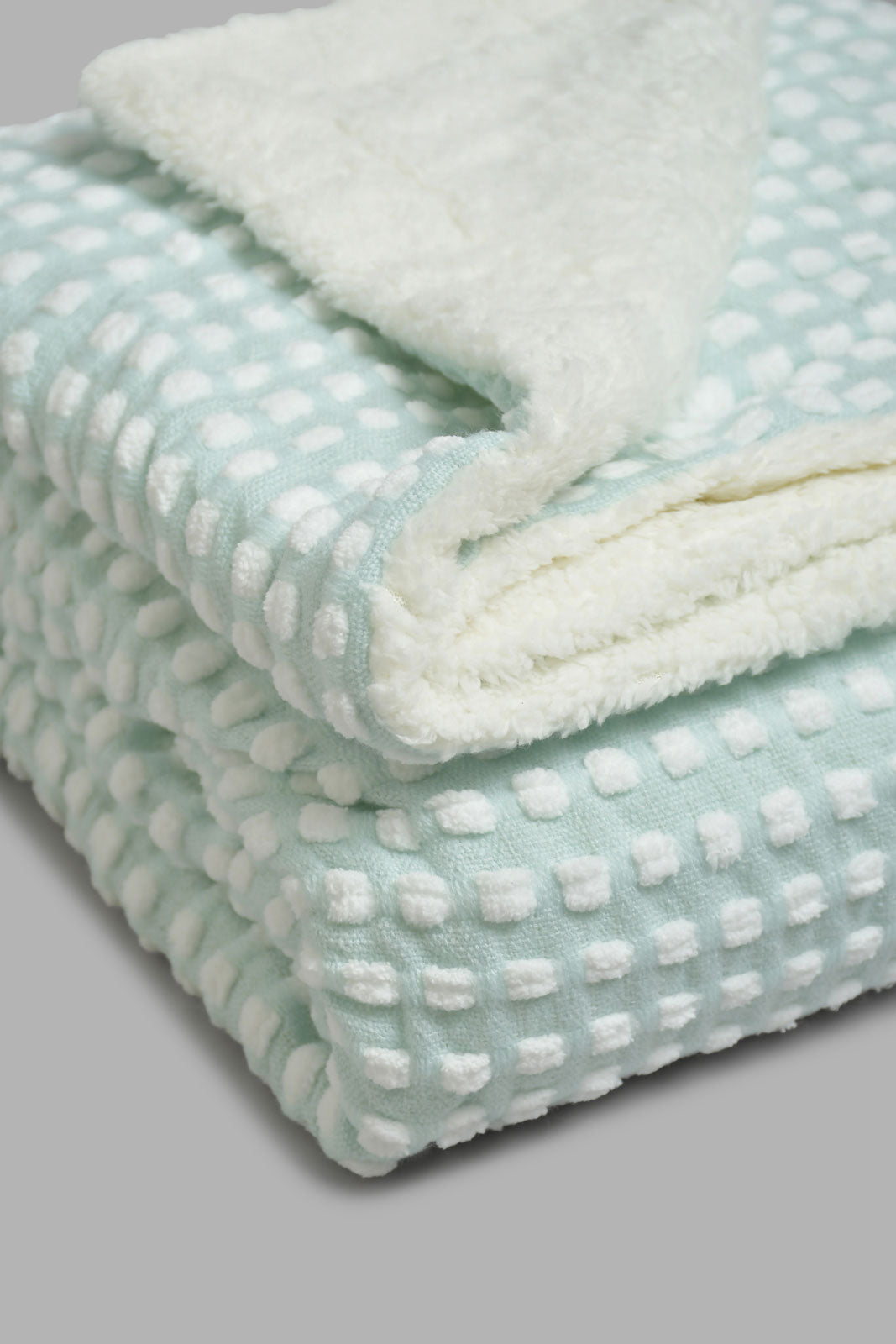Redtag-Off-White-Chunky-Sherpa-Reversible-Throw-BED-PHANTASMAGORIA-2,-Colour:White,-Filter:Home-Bedroom,-HMW-BED-Throws,-New-In,-New-In-HMW-BED,-Non-Sale,-Section:Homewares,-W21B-Home-Bedroom-