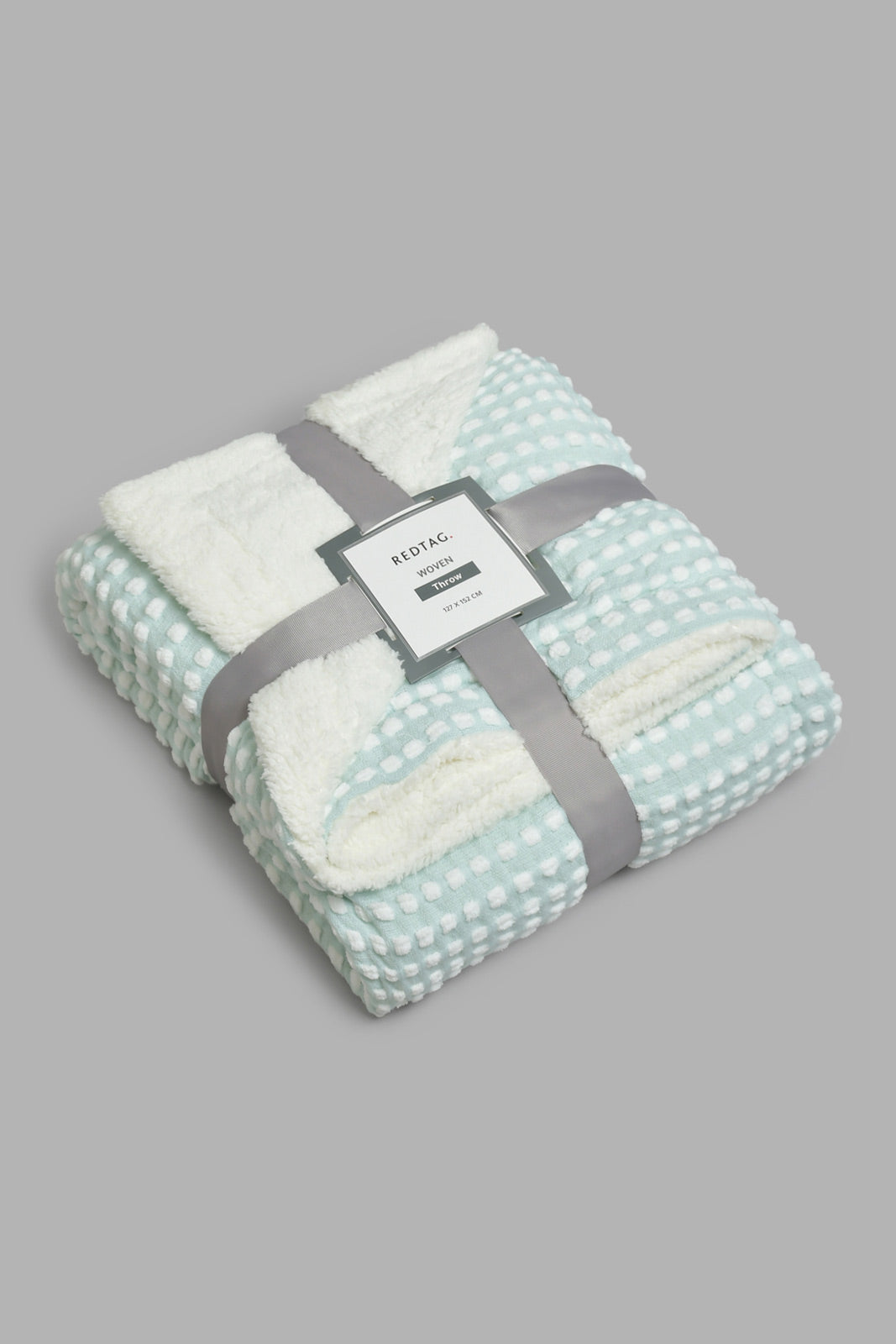 Redtag-Off-White-Chunky-Sherpa-Reversible-Throw-BED-PHANTASMAGORIA-2,-Colour:White,-Filter:Home-Bedroom,-HMW-BED-Throws,-New-In,-New-In-HMW-BED,-Non-Sale,-Section:Homewares,-W21B-Home-Bedroom-