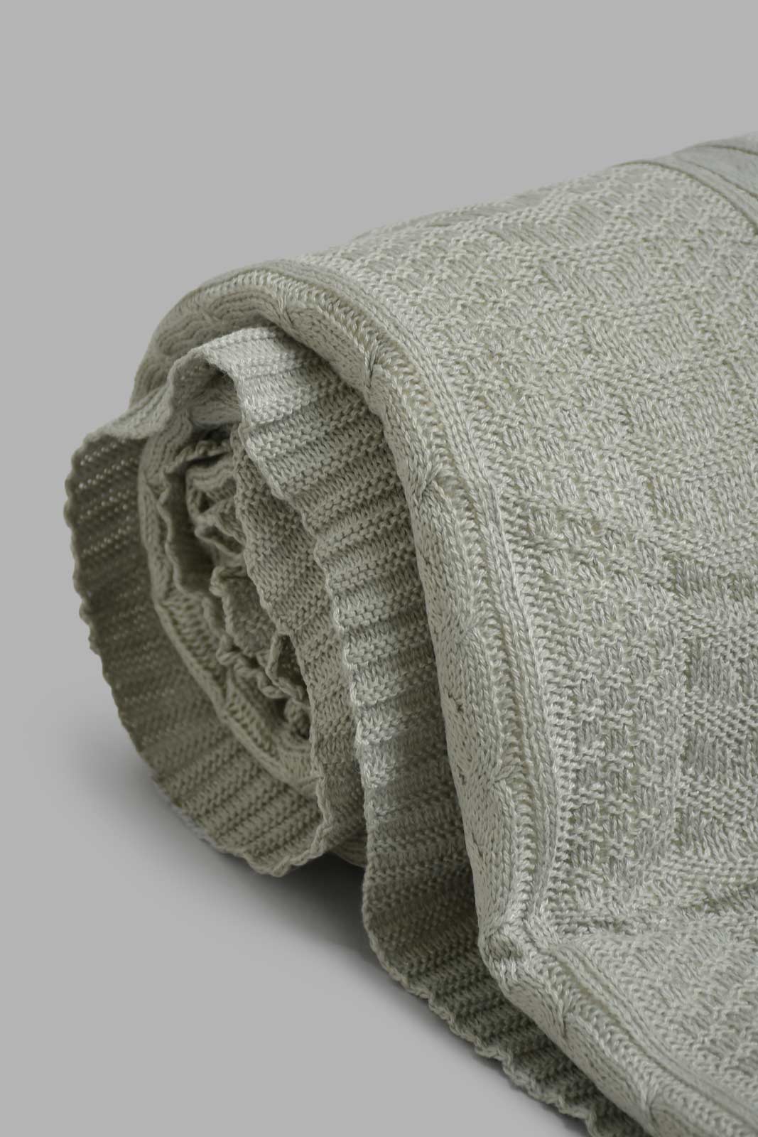 Redtag-Grey-Knit/Sherpa-Reversible-Throw-BED-PHANTASMAGORIA-3,-Colour:Grey,-Filter:Home-Bedroom,-HMW-BED-Throws,-New-In,-New-In-HMW-BED,-Non-Sale,-Section:Homewares,-W21B-Home-Bedroom-