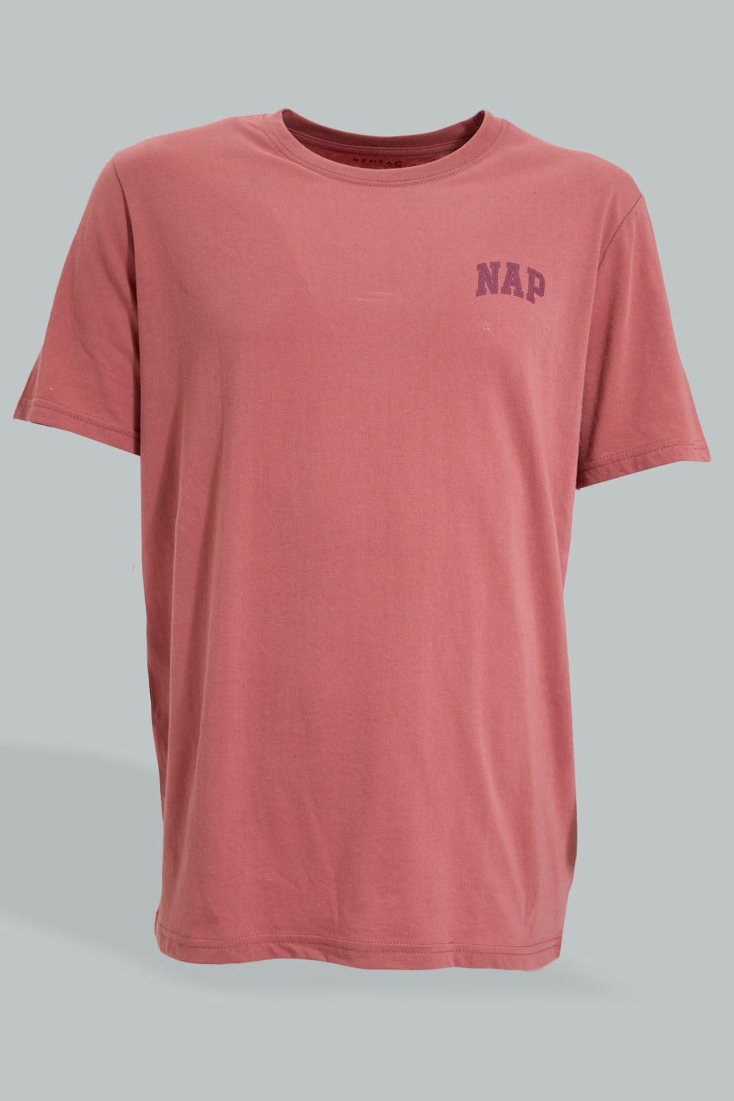 Redtag-Red-T-Shirt-With-Flannel-Pyjama-Set-Colour:Red,-Filter:Men's-Clothing,-Men-Pyjama-Sets,-New-In,-New-In-Men,-Non-Sale,-Section:Men,-W21B-Men's-