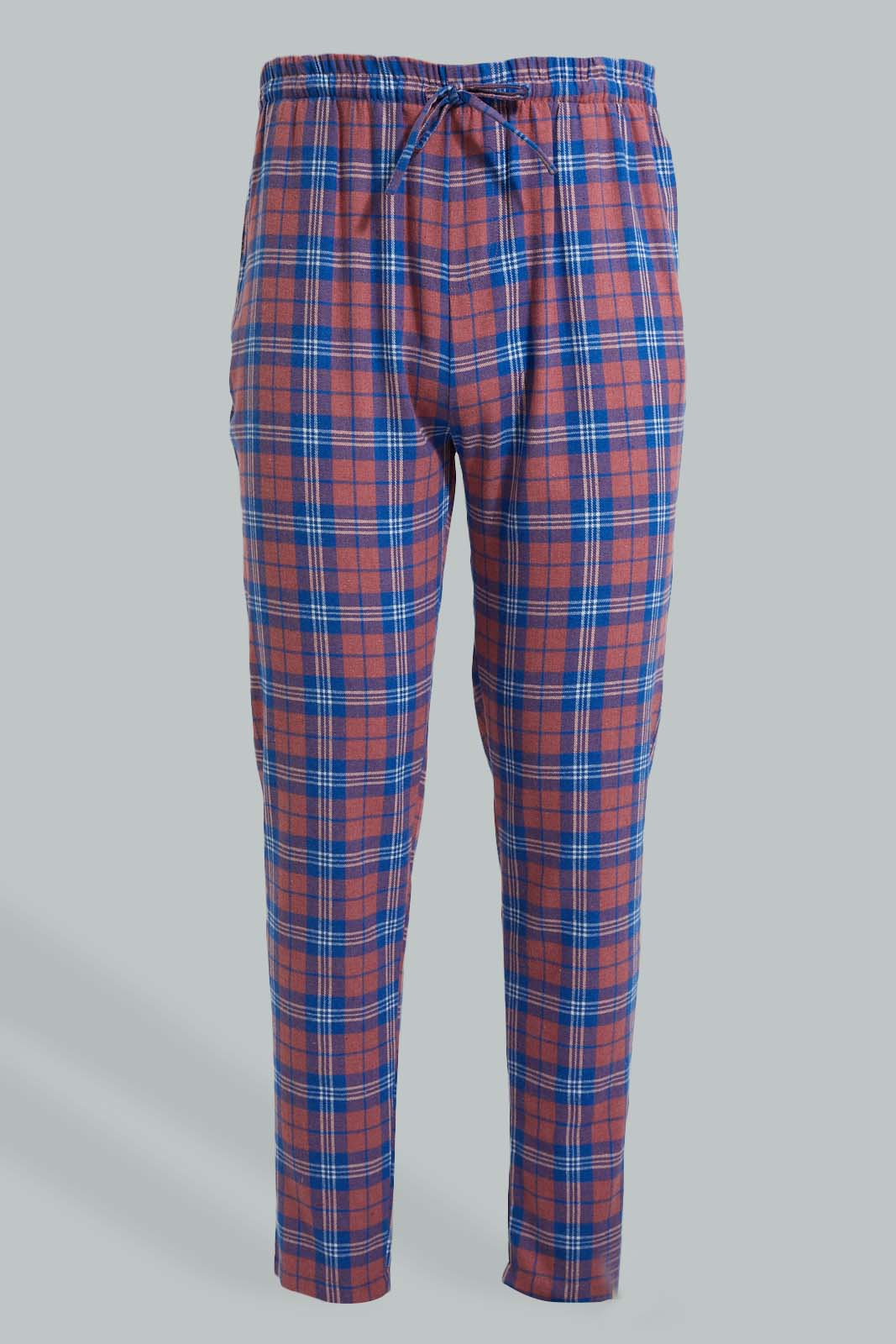 Redtag-Red-T-Shirt-With-Flannel-Pyjama-Set-Colour:Red,-Filter:Men's-Clothing,-Men-Pyjama-Sets,-New-In,-New-In-Men,-Non-Sale,-Section:Men,-W21B-Men's-