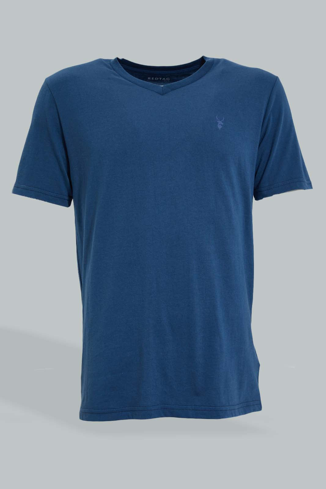 Redtag-Navy-T-Shirt-With-Flannel-Pyjama-Set-Colour:Navy,-Filter:Men's-Clothing,-Men-Pyjama-Sets,-New-In,-New-In-Men,-Non-Sale,-Section:Men,-W21B-Men's-