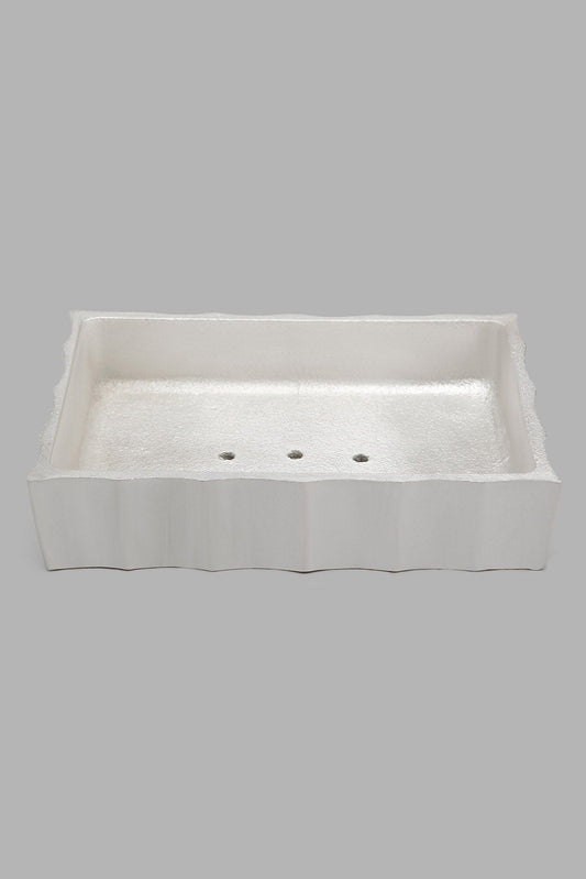 Redtag-Silver-Soap-Dish-Soap-Dishes-Home-Bathroom-