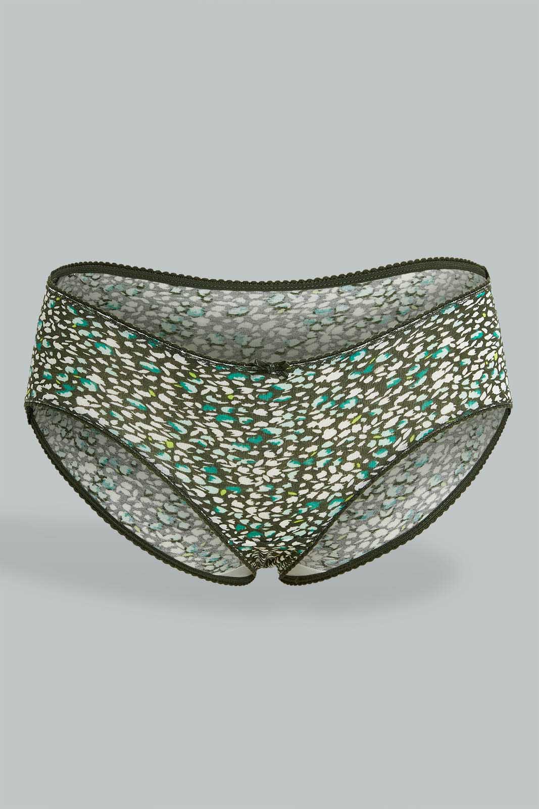 Redtag-Assorted-Print-/-Plain-Boyleg-Brief-(5-Pack)-Briefs-Boyleg-Women's-